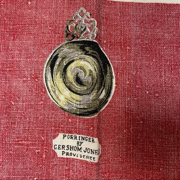 Vintage Linen American Pewter Tea Towel - Picture 8 of 8